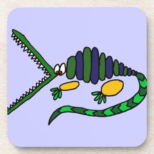 XX- Gator Art Design Drink Coasters