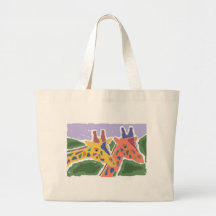 XX- Giraffe Art Canvas Bag