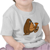 XX- Gorilla Playing Tuba Tee Shirt