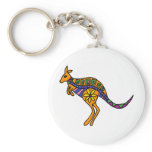 XX- Kangaroo Art Key Chain