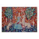 XX- Lady and the Unicorn Tapestry Art Design Greeting Cards