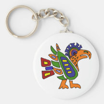 XX- Mexican Style Colorful Eagle Keychains