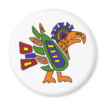 XX- Mexican Style Colorful Eagle Refrigerator Magnet