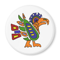 XX- Mexican Style Colorful Eagle Refrigerator Magnet