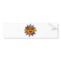 XX- Mexican Sun Art Bumper Stickers