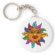 XX- Mexican Sun Art Keychain