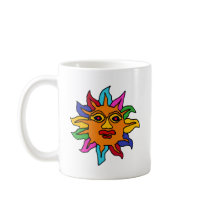 XX- Mexican Sun Art Coffee Mugs