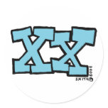 XX sticker