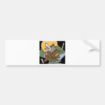 XX- Werewolf Transformation Bumper Stickers