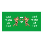 XXL Football Fan Photo Greeting Card