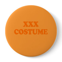 XXX COSTUME (2) PINBACK BUTTONS