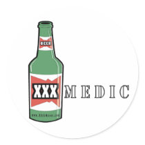 XXX Medic Beer stickers by RealSlogans XXX Medic Beer stickers