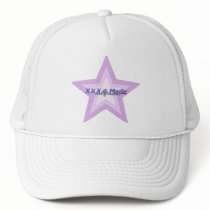 XXX Medic Purple Star And Text hats by RealSlogans XXX Medic Purple Star And Text hats