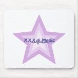 XXX Medic Purple Star And Text mousepads