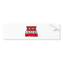 XXX Rated Bowler Bumper Stickers