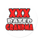 XXX Rated Grandma Sticker