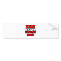 XXX Rated Oncology Nurse bumper stickers