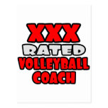 XXX Rated Volleyball Coach Post Cards