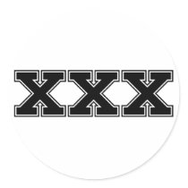XXX Sticker