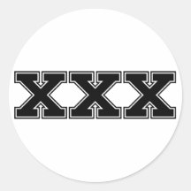 XXX Sticker