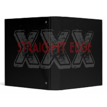 XXX STRAIGHT EDGE Binder