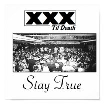 XXX 'til death Stay True Poster posters by alexdc66 XXX 'til death Stay True Poster posters