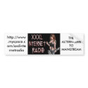 XXXL BUTT STAMP bumper stickers
