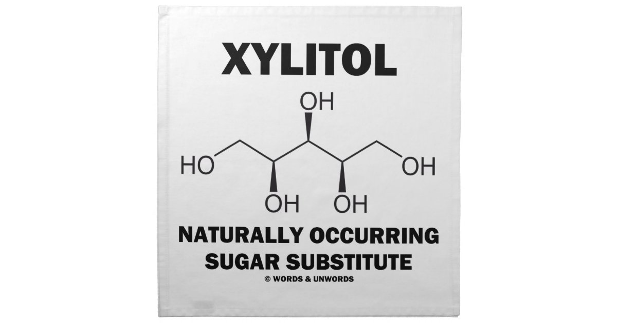 Xylitol Naturally Occurring Sugar Substitute Napkin Zazzle