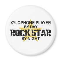 Xylophone Rock Star by Night magnets