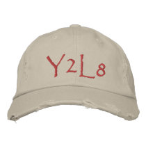 Y2L8 MAIN FONT embroidered hats by y2l82012 Y2L8 MAIN FONT embroidered hats