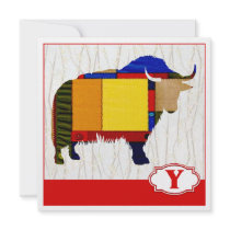 Y is for Yak Invitations
