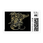 "Y" monogram postage