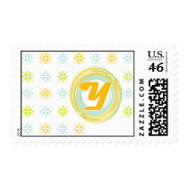 Y Monogrammed Postage Stamps by GSquared Y Monogrammed Postage Stamps