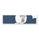 Y U NO BUMPER STICKER