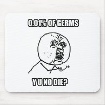 Y U NO Guy Meme Mouse Pads