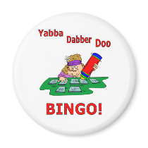 Yabba Dabber Doo - BINGO Refrigerator Magnet