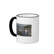 Yacht Club, Sailboat Race Coffee Mug