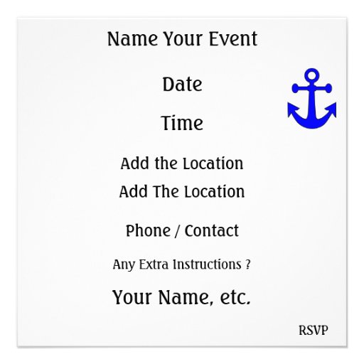 Yacht Club - SRF Custom Announcement