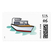 Yacht Drawing postage by White_Wedding Yacht Drawing postage