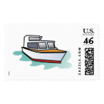 Yacht Drawing Stamp