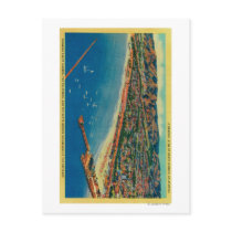 Yacht Harbor, The Palisades, and Santa Monica Postcards
