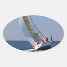 Yacht Racing In The Mar Menor Stickers