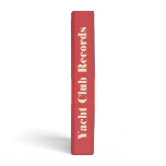 Yacht / Sailing Club or Marina - Nautical Motif Binders