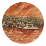 yacht saltwater fishing boat painting stickers