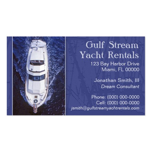 Yachting Business Card