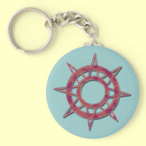 Yachting Compass keychains