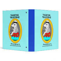 Yachting Vacations Yachtie Vinyl Binder
