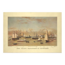 Yachts at Newport posters