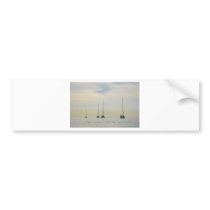 Yachts Heading Out At Dawn Bumper Sticker