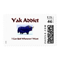 Yak Addict Postage Stamps